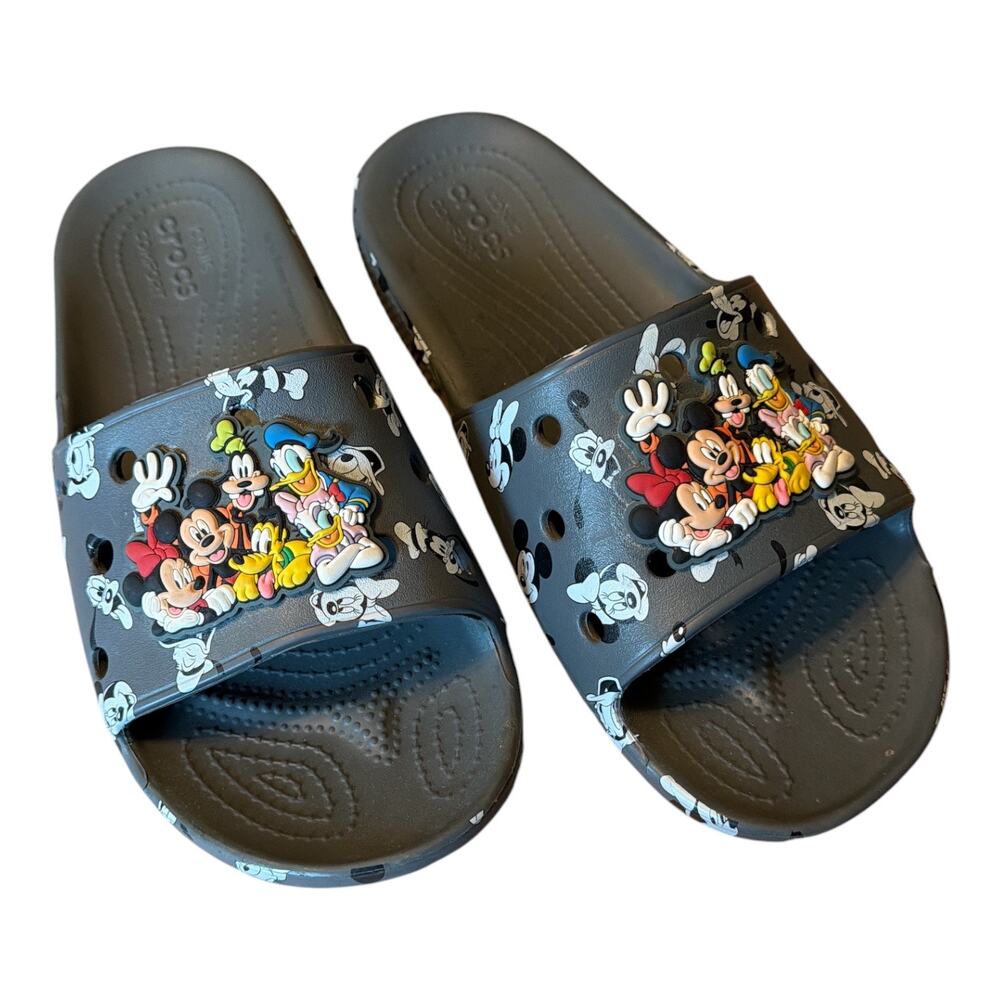 Disney Parks Crocs Size Mens 8 Women’s 10 Mickey Mouse & Friends Slides Sandals
